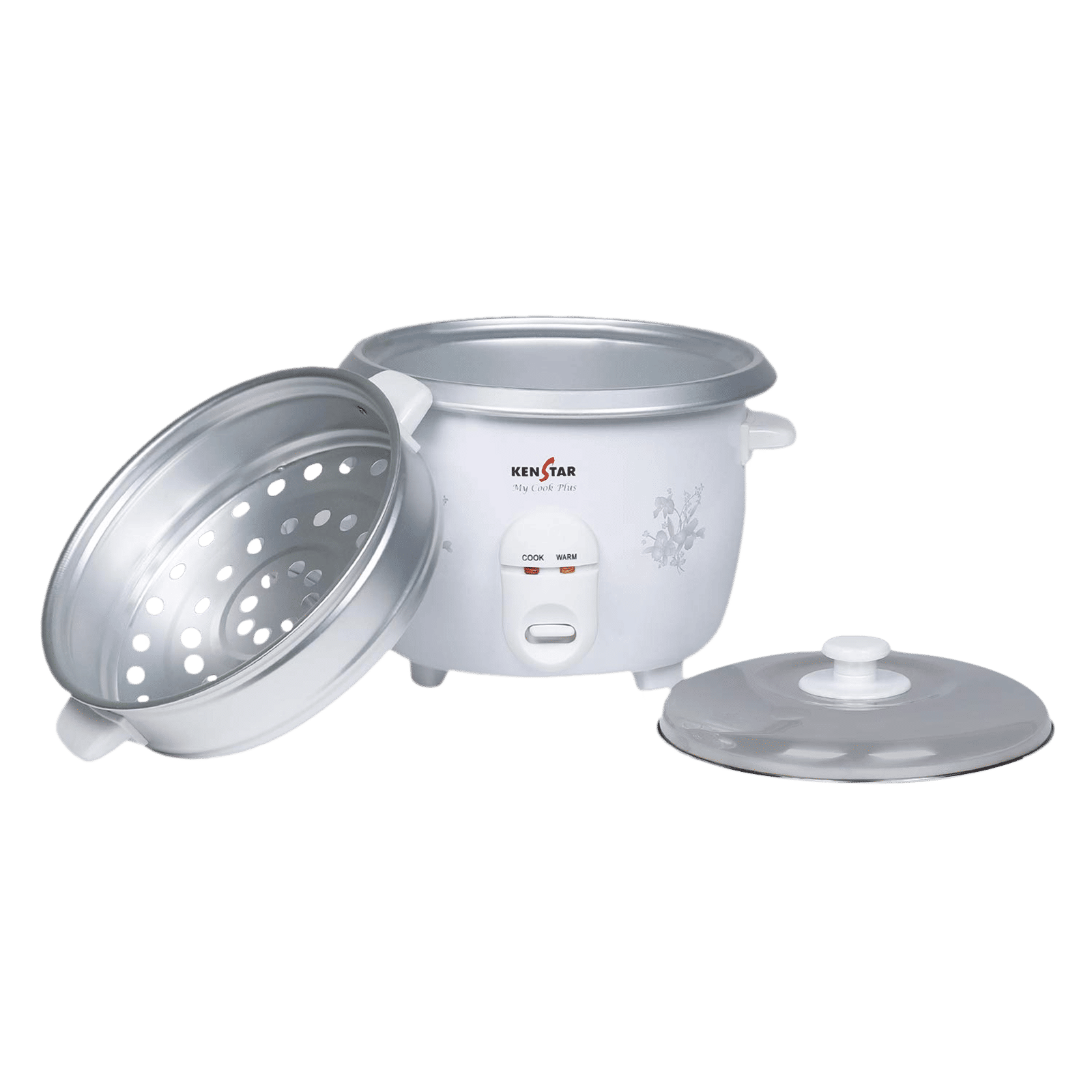 Buy KENSTAR My Cook Plus 1.8 Litre Electric Rice Cooker with Keep Warm Function (White) Online